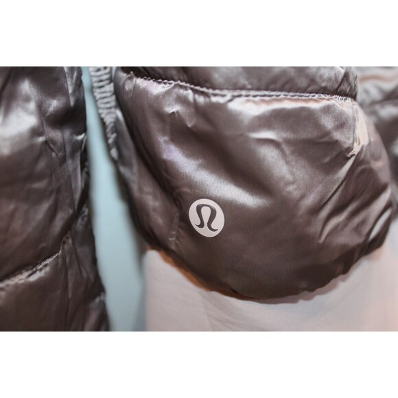 LULULEMON Non-Stop Bomber Women REVERSIBLE Crop Jacket Size 8 Pink Mist NEW - Picture 5 of 10